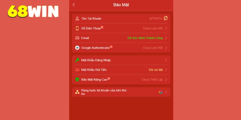 Đăng Ký 68WIN – Tạo Tài Khoản Nhanh, Vào Chơi Max Dễ 11 Sau khi đăng ký 68win bạn cần xác minh tài khoản